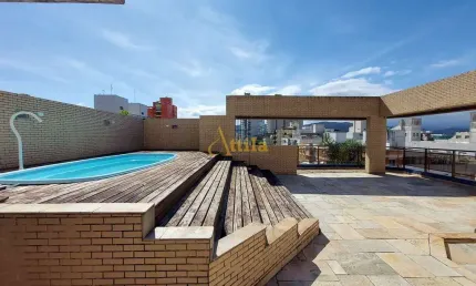 Penthouse 5 dorms., sacadas, 2 vagas, lazer, Enseada