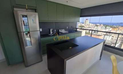 Flat com 1 quarto à venda na Rua Begônia, 69, Enseada, Guarujá