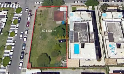 Terreno comercial à venda na Rua Maria Martha Arruda R. Stefno, 405, Enseada, Guarujá
