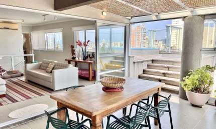 Cobertura com vista para o mar, 3 dorms., 3 vagas, Enseada