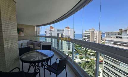 Apto alto padrão, 3 suítes, vista praias Riviera e Itaguaré