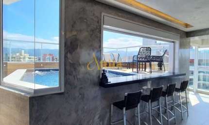 Cobertura alto padrão com vista para o mar, 4 suítes - Módulo 6