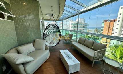 Cobertura de alto padrão com vista para mar 3 dorms. - Módulo 7