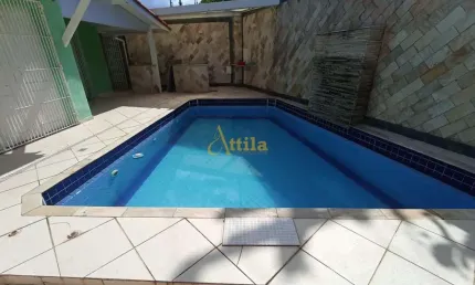 Casa térrea, 150mts praia, 4 dorms., lazer, Enseada