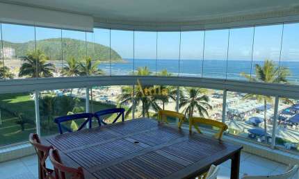 Apto pé na areia com vista para o mar e 4 suítes - Módulo 7