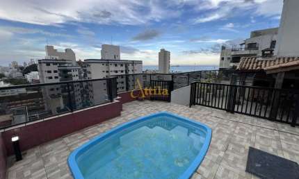 Cobertura com 2 quartos, Enseada, Guarujá - R$ 650 mil, Cod: 6188