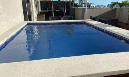 Apartamento Cobertura na Barra da Tijuca, ABM, 2 Quartos, 1 Suíte, 185 m², Vista indevassável Mar Lateral