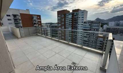 Cobertura Duplex na Barra da Tijuca, 4 Quartos Suítes, 199 m², Piscina, Soho Residence