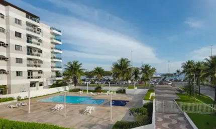 Apartamento de luxo vista frontal mar na barra da tijuca 186m², 4 quartos, 3 vagas de garagem condomínio beton