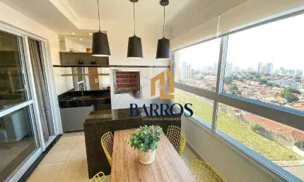 Apartamento novo com 3 quartos e sacada gourmet à venda - RESIDENCIAL SANTA CATARINA - Bairro Nova América Piracicaba.