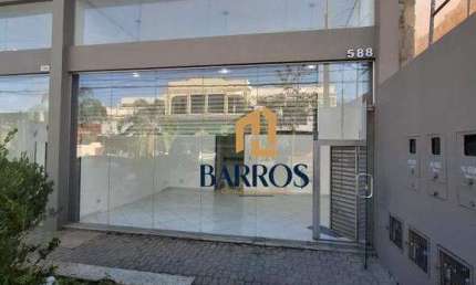 Ótimo Salão Comercial em Av Movimentada - Novo acabamento impecável.