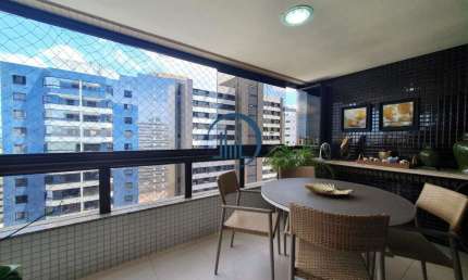 Venda de Apartamento no Itaigara com Vista Livre, Varanda Ampla e 2 Vagas