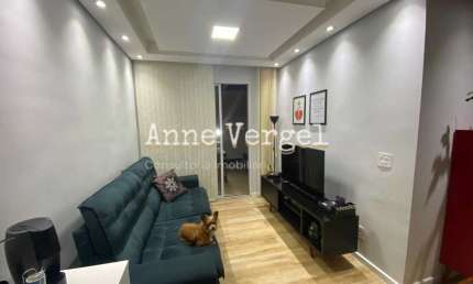 Apartamento 2 quartos com varanda à venda em Cotia com 1 vaga de carro 59m2 atrás do Colégio Adventista com móveis planejados