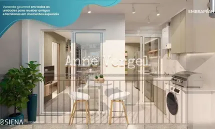 Apartamento 2 quartos à venda em Osasco com varanda gourmet 51m2 1 vaga de carro próximo à Estação e Quitaúna