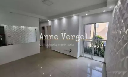 Apartamento com 2 quartos e 1 vaga de carro à venda no bairro  vila veloso em carapicuíba com 51m² próximo à estação cptm quitaúna