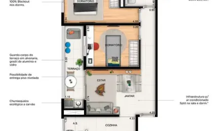 Apartamento com 2 quartos à venda no Centro, São Bernardo do Campo 