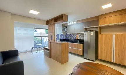 Apartamento com 1 quarto para alugar na Rua Santa Cruz, 103, Cambuí, Campinas, 40 m2 por R$ 3.500