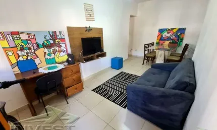 Ubatuba, Itagua - Apartamento terreo com 01 quartos e 01 banheiro.