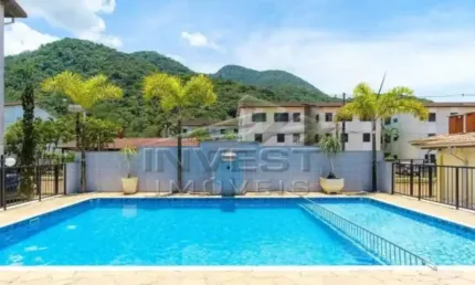 Ubatuba - Sape, apartamento 02 dormitórios (1st), pisicina