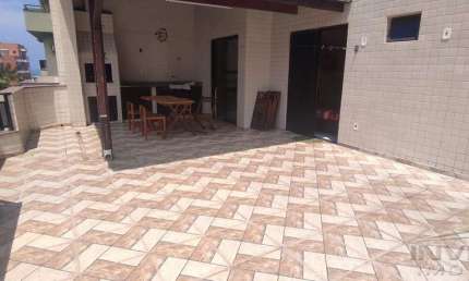 Ubatuba - Praia Grande Cobertura Duplex à 100 metros da praia c/ 150m2, Ótima Localização, 2 lances de escada