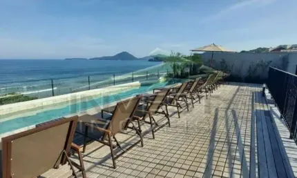 Ubatuba, praia grande- belíssimo apartamento com 2 suítes e 1 lavabo, e vista mar!