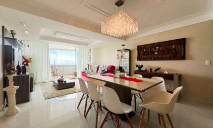 Apartamento para alugar mobiliado com 03 Quartos na Avenida Boa Viagem