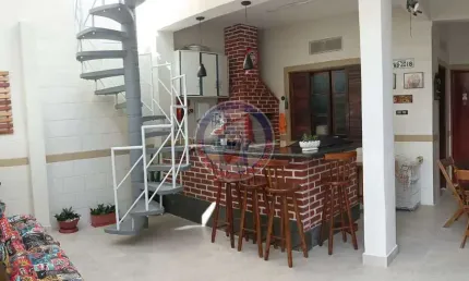 Casa com 5 dorms, Vila Anhanguera, Mongaguá - R$ 490 mil, Cod: 3034-2