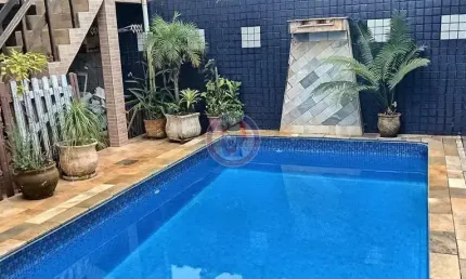 Casa com 3 dorms, Balneário Flórida Mirim, Mongaguá - R$ 450 mil, Cod: 340-12