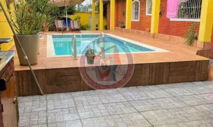 Sobrado com 2 dorms, Balneário Regina Maria, Mongaguá - R$ 425 mil, Cod: 3463-0