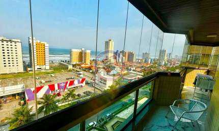 Apartamento com 3 quartos, Centro, Mongaguá - R$ 750 mil, Cod: 1296-15