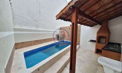 Casa com 3 dorms, Vila Anhanguera, Mongaguá - R$ 450 mil, Cod: 749-13