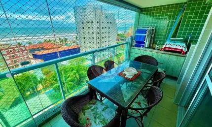 Apartamento com 2 dorms, vila atlântica, mongaguá - r$ 375 mil, cod: 1317-15