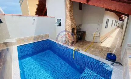 Casa com 3 quartos, Vera Cruz, Mongaguá - R$ 589 mil, Cod: 5869-3