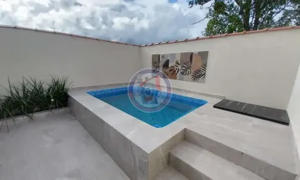 Casa com 2 quartos, Vila Atlântica, Mongaguá - R$ 450 mil, Cod: 777-13