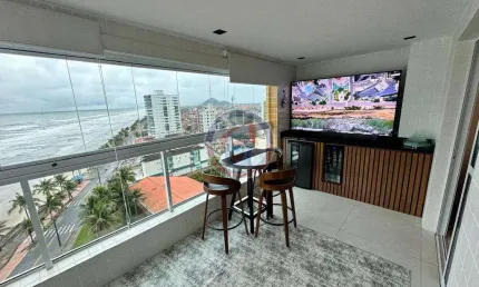 Apartamento com 2 quartos, vila atlântica, mongaguá - r$ 480 mil, cod: 1345-15