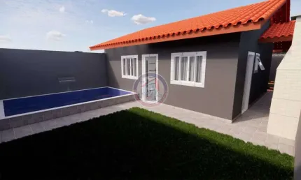 Casa com 2 quartos, Balneário Gaivotas, Itanhaém - R$ 385 mil, Cod: 4144-14