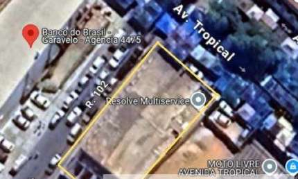 Terreno comercial Esquina  547,70m2 Av. Tropical Jardim Tropical Aparecida de Goiânia Go
