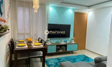 Apartamento para venda em guarulhos, água chata, 2 dormitórios, 1 banheiro, 1 vaga