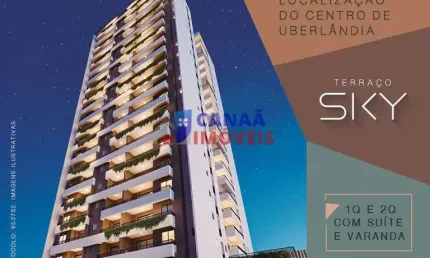 Terraço sky - apartamento 2 quartos  c/ 1 suíte no centro *terraço sky*
