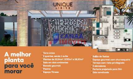 Unique Lídice - Unique Lídice Apartamentos 2 quartos c/ suíte na região central - entrada parcelada em 40x