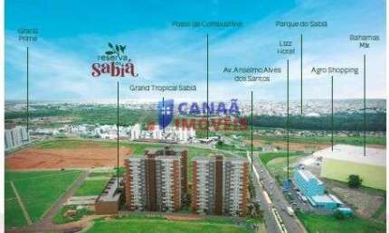 Reserva do Sabiá - Apartamentos 2/4 sendo 1 suíte reversível, sacada, elevador, lazer de clube, próximo ao parque do sabiá