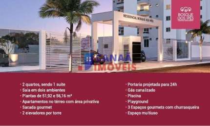 Bosque dos Ipês - Bosque dos Ipês apartamentos 2 quartos 1 suíte Jardim  Botânico c/ documentos grátis*