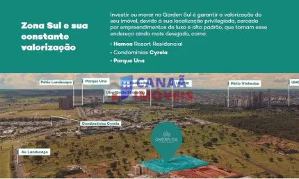 Jardim sul residencial opção - invista na zona sul! apartamentos 2 quartos 1 suíte, sacada, elevador  c/ entrada parcelada