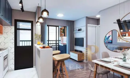 Apartamento na planta à venda em Poá - 2 dormitórios, 1 banheiro, 1 vaga, Construído: 47,11 m²