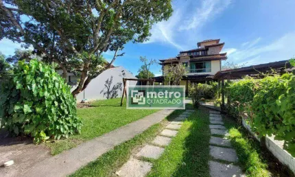 Casa com 5 dormitórios à venda, amplo quintal, 316 m² por R$ 720.000 - Floresta Da Gaivota - Rio das Ostras/RJ