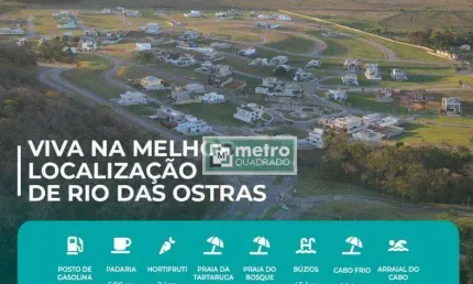 Terreno à venda, 541 m² por R$ 190.000,00 - Extensão do Bosque - Rio das Ostras/RJ