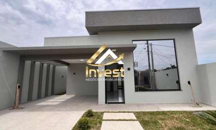 Casa 3 quartos sendo 1 suíte com belíssimo acabamento