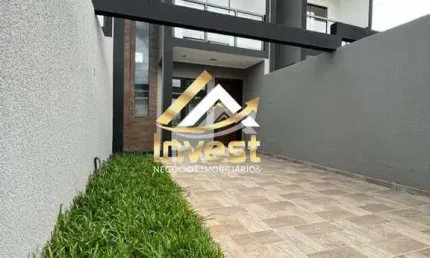 sobrado 2 quartos com fachada moderna e ótimo acabamento