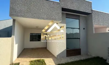 Belíssima casa 3 quartos sendo 1 suíte - Pé direito alto