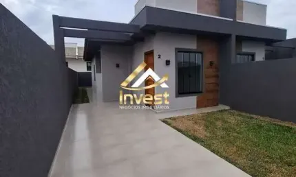 Casa 2 quartos sendo 1 suíte - Com belíssimo acabamento